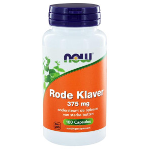Rode Klaver 375 mg van NOW : 100 capsules