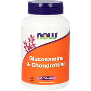 Glucosamine & chondroitine van NOW : 60 tabletten