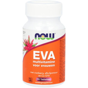 Eva multi vitamine voor vrouwen van NOW : 90 tabletten