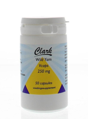 Wilde yam 250 mg van Clark (50 capsules)