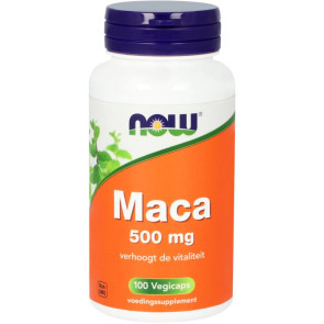MACA 500 mg van NOW : 100 capsules