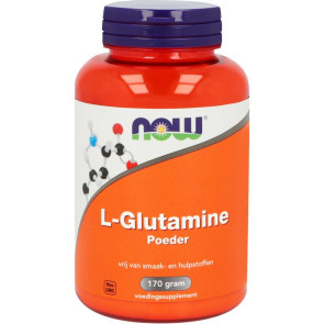 L-Glutamine poeder van NOW : 170 gram