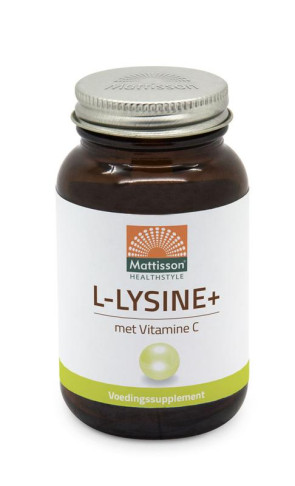 L-Lysine+ met vitamine C van Mattisson 90 capsules