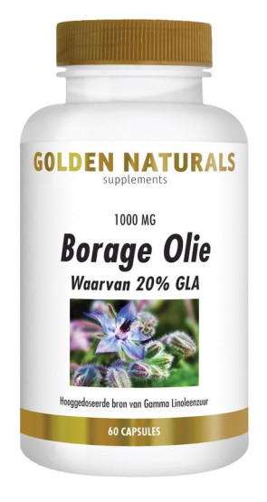 Borage olie van Golden Naturals (60 capsules)