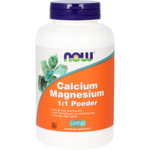 Calcium & magnesium 1:1 van NOW : 227 gram