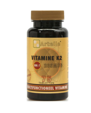 Vitamine K2 200 mcg (Menachinon-7)  Artelle (75 tabletten)