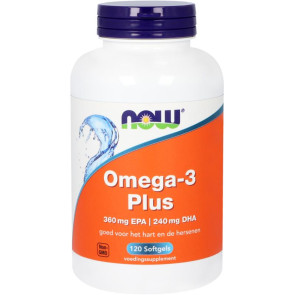 Omega-3 plus van NOW : 120 softgels