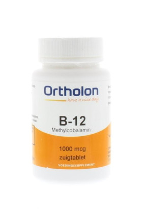 Vitamine B12 methylcobalamine 1000 mcg van Ortholon : 60 zuigtabletten