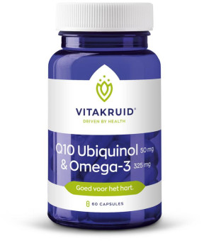 Q10 ubiquinol 50 mg & omega-3 325 mg van Vitakruid : 60 capsules 