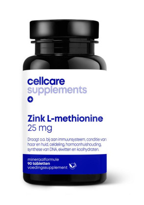 Zink l methionine van Cellcare (90 tabletten)