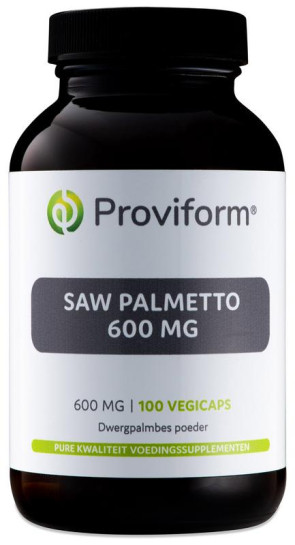 Saw palmetto 600 mg van Proviform : 100 vcaps