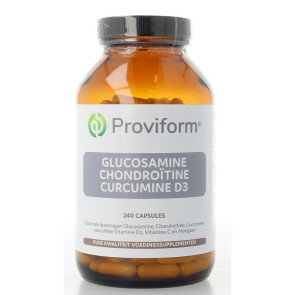 glucosamine chondro curcum d3 van Proviform :
