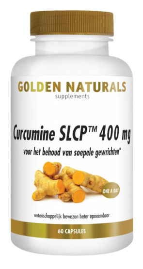Curcumine SLCP 400 mg van Golden Naturals (60 capsules)