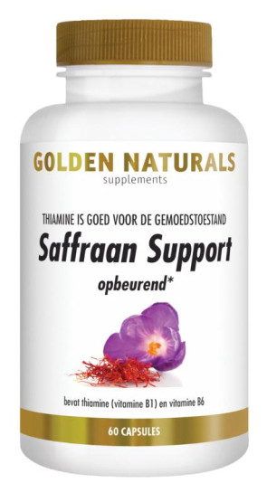 Saffraan formule van Golden Naturals (60 capsules)