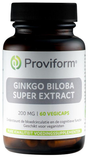Ginkgo biloba super extract 200mg van Proviform : 60 vcaps