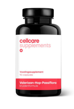 Valeriaan-hop-passiflora van Cellcare (90 vcaps)