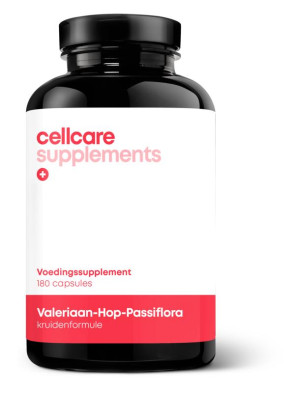 Valeriaan-hop-passiflora van Cellcare (180 vcaps)