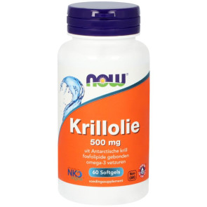 Krill olie van NOW : 60 softgels