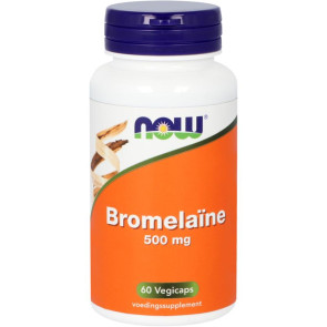 Bromelaine 500 mg van NOW : 60 vcaps