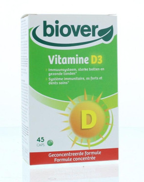 Vitamine D3 van Biover (45 capsules)
