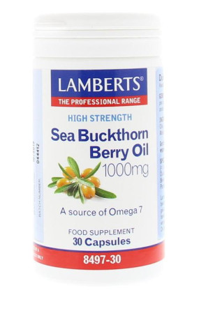 Duindoorn olie 1000 mg - Sea buckthorn berry oil van Lamberts 
