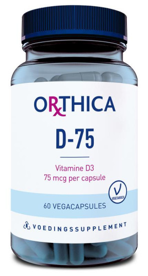Vitamine D van Orthica (60caps van 75mcg)