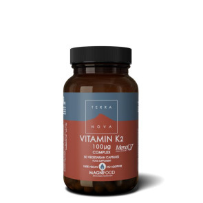 Vitamine K2 complex 100 mcg van Terranova  (50 vcaps)