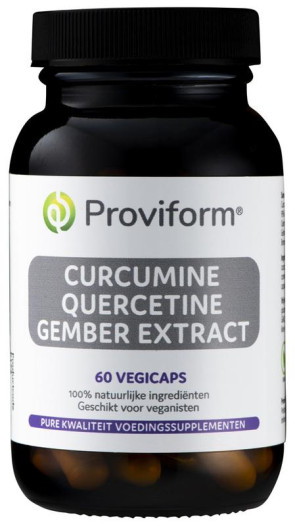 Curcumine quercetine gember extract van Proviform : 60 vcaps