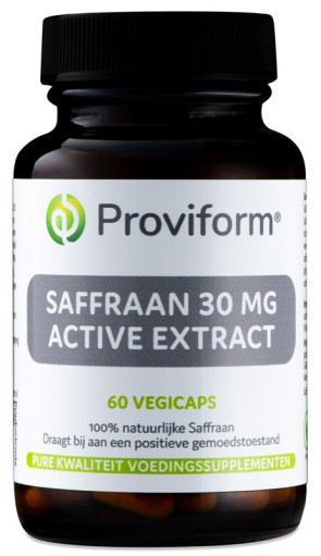 Saffraan 30 mg active extract van Proviform : 60 vcaps
