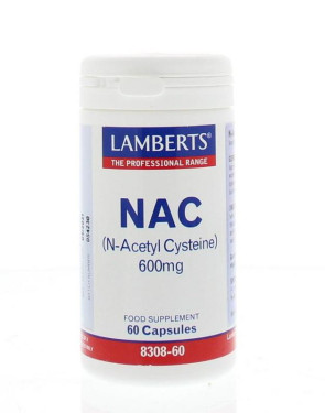 N acetyl cysteine van Lamberts : 60 capsules