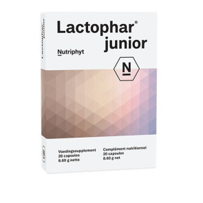Lactophar junior van Nutriphyt : 20 capsules