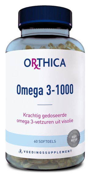 Omega 3 1000 van Orthica : 60 softgels