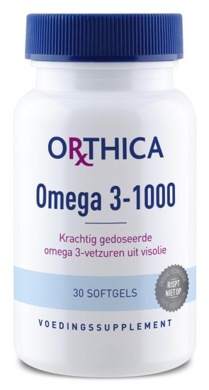 Omega 3 1000 van Orthica : 30 softgels