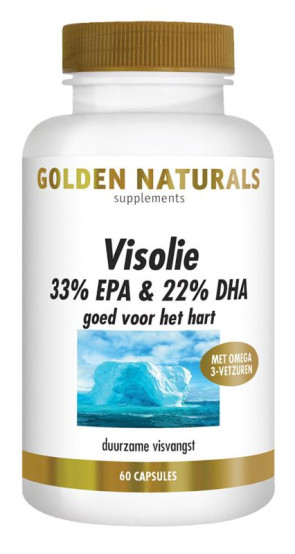 Visolie 33% EPA 22% DHA van Golden Naturals (60 softgels)