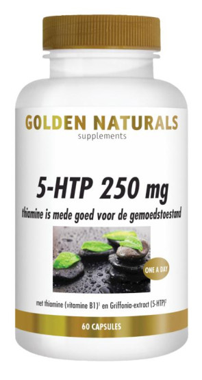 5-HTP 250 mg van Golden Naturals (60 vcaps)