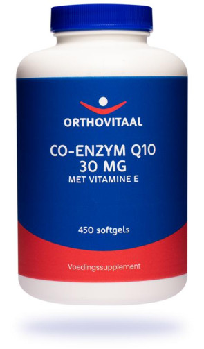 Co-enzym Q10 30 mg met Vitamine E van Orthovitaal : 450 softgels