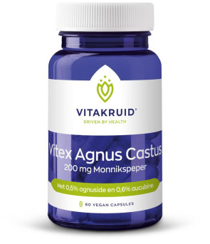 Vitex Agnus Castus 200 mg Monnikspeper van Vitakruid :60 vcaps