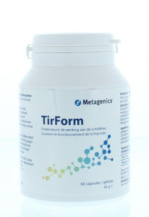 Tirform V2 van Metagenics : 60 capsules