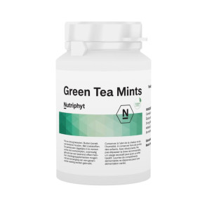 Green tea mints van Nutriphyt : 120 tabletten