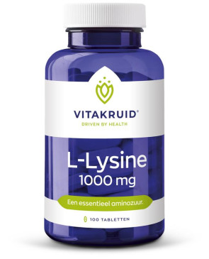 L-Lysine 1000 mg van Vitakruid : 90 tabletten