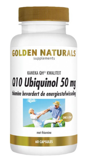 Ubiquinol 50 mg Q10 van Golden Naturals (60 vcaps)