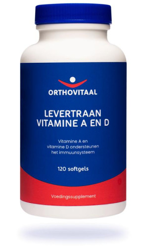 Levertraan Vitamine A en D van Orthovitaal : 120 softgels
