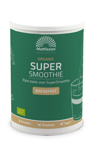 Biologische Breakfast Supersmoothie Mix van Mattisson :500 gram
