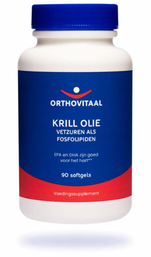 Krill olie 500 mg van Orthovitaal : 90 softgels