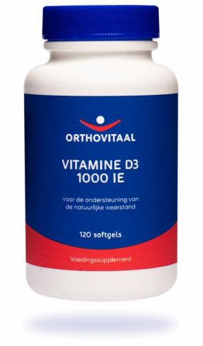 Vitamine D3 1000 ie I 25mcg van Orthovitaal : 120 softgels