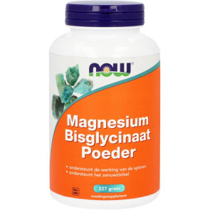 Magnesium bisglycinaat poeder van NOW : 227 gram