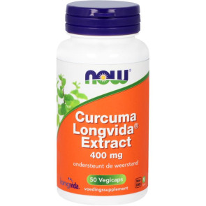 Curcuma longvida extract van NOW : 50 vcaps