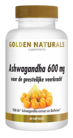 Ashwagandha van Golden Naturals (60 vcaps)