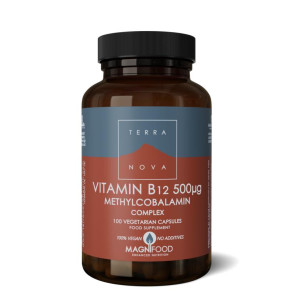 Vitamine B12 500 mcg complex van Terranova (100vcaps)