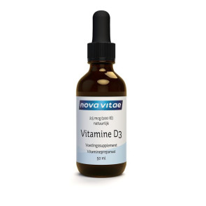 Vitamine D3 1000 IE druppel van Nova Vitae 
